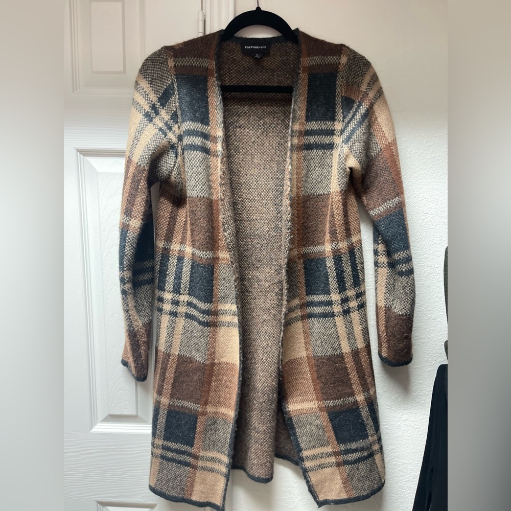 FORTUNE + IVY
Sawyer Long Sleeve Open Coatigan